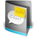 Chat Folder Icon 128x128 png